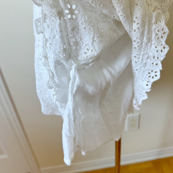Hatley women summer Eyelet Shift Dress - White size small - Picture 7 of 9